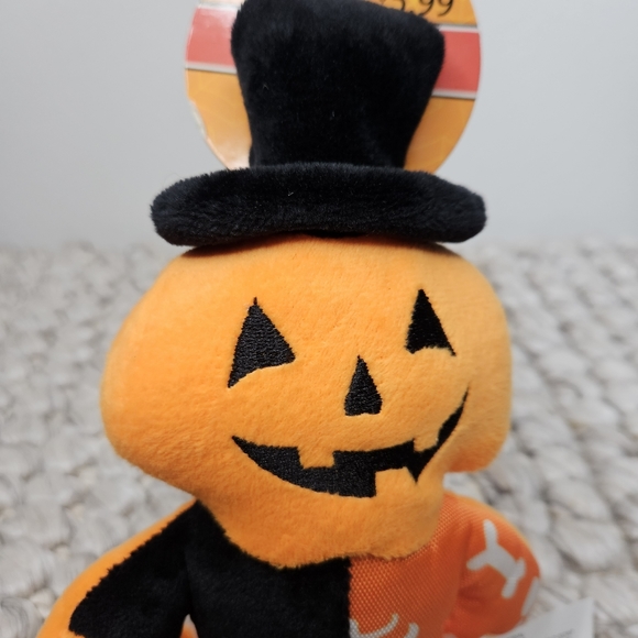 Spooky Village Dog Toy Halloween Jack O Lantern Plush Skeleton Squeaky CVS - Picture 5 of 5